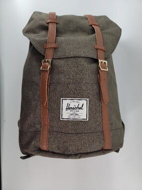 Herschel Retreat Backpack Olive Green Rucksack Laptop Bag